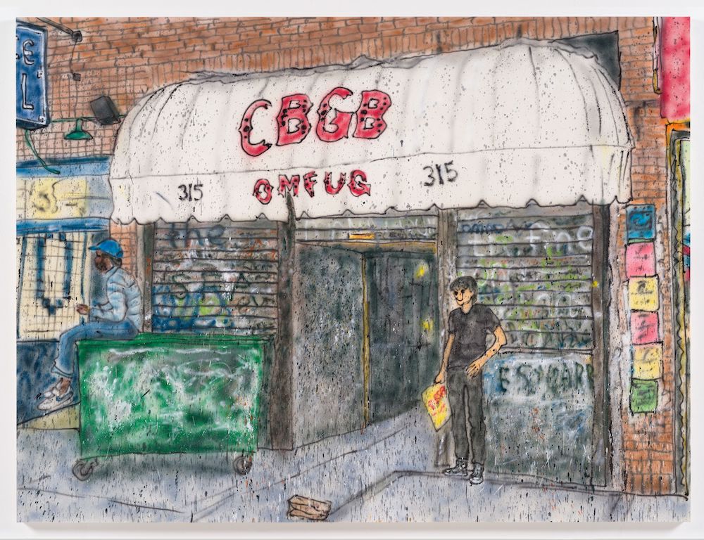 Untitled, 2020 Acrylic paint, aerosol on canvas 150 x 200 cm. ©2020 MADSAKI/Kaikai Kiki Co., Ltd. All Rights Reserved. Courtesy Perrotin